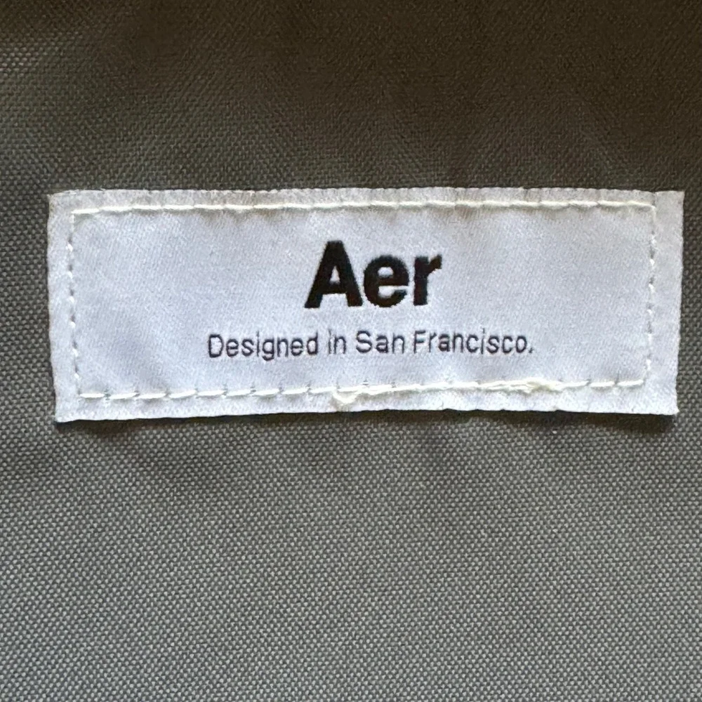 Aer Fit Pack‎ 2 Gray Heathered Gym Work Backpack Laptop Sleeve Shoe Compartment